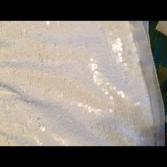 020 Kenneth Cole Disco Barbie Winter Party Paillette Mini Skirt sz XS - Picture 4 of 4